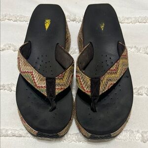 Volatile Stylish Woven Flip Flops